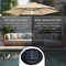 Best Choice Products 10ft 360° Rotating Cantilever Easy Auto Open Patio Umbrella w/ Solar LED Lights